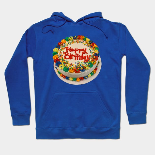 Birthday Cake Hoodie by SPINADELIC